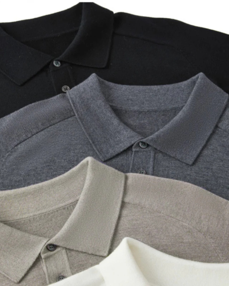 Premium 100% Wool Polo Shirt