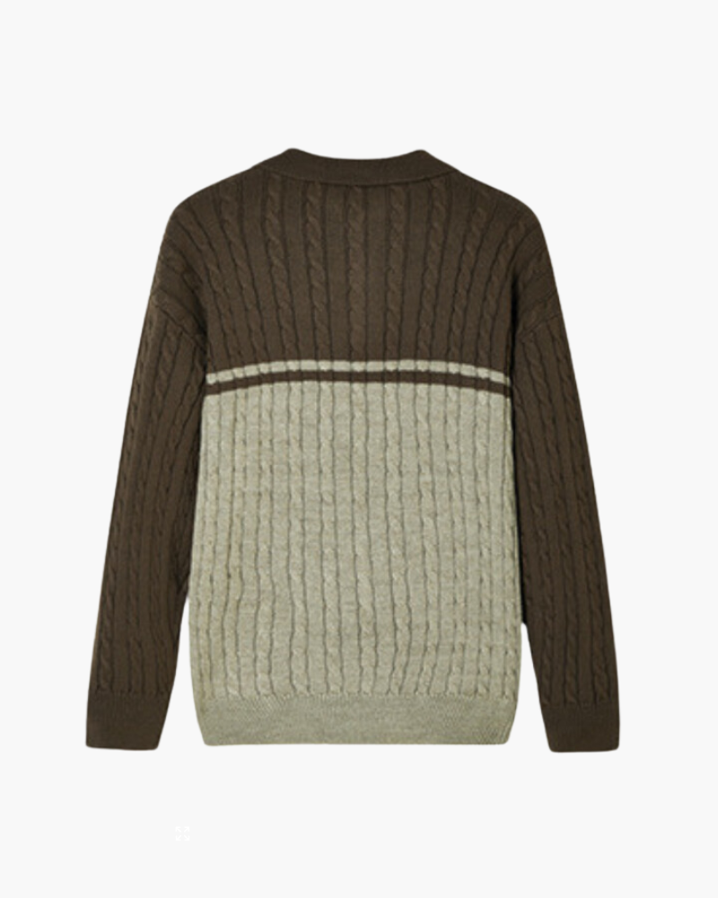 100% Premium Wool Full-Zip Sweater