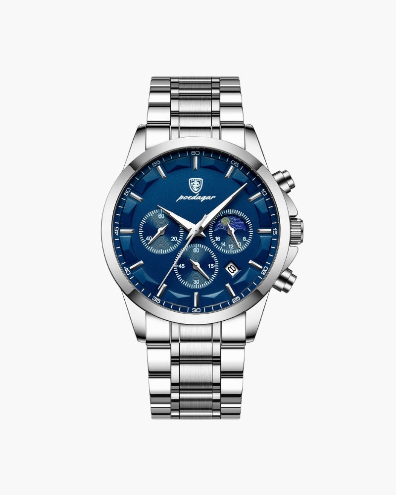 Precision Steel Chronograph Watch