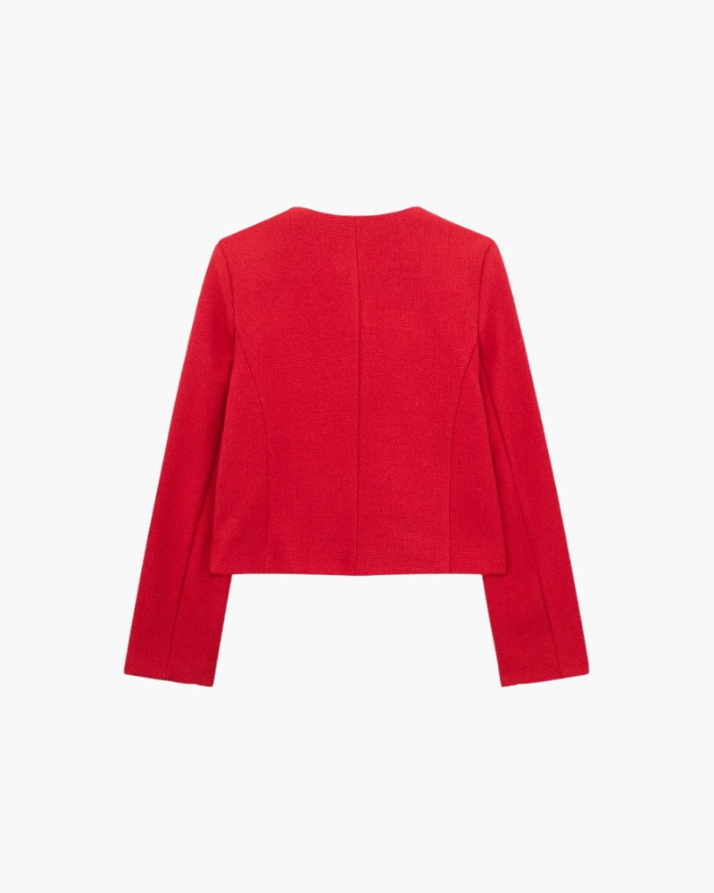 Savile Tailored Cropped Blazer