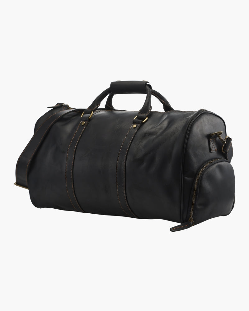 Montague Premium Leather Duffle Bag