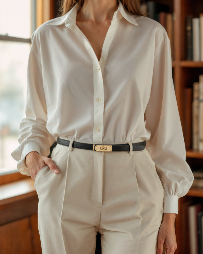 Elegant Vintage Slim Belt