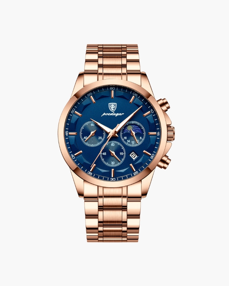 Precision Steel Chronograph Watch