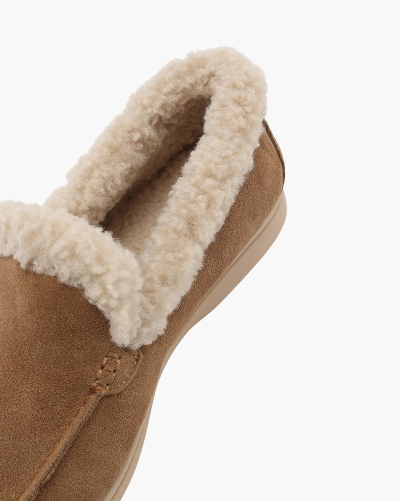 Premium Fur-Lined Loafers
