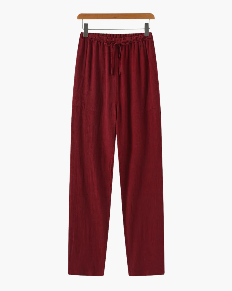 Marrakech – Slim-Fit Linen Pantalon