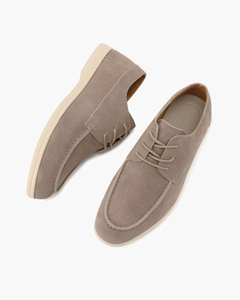 Premium Suede Lace-Up Shoes