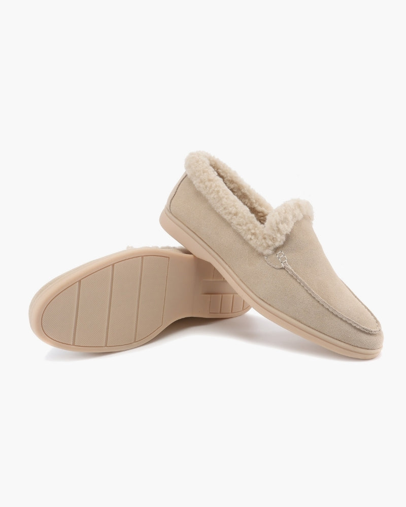 Premium Fur-Lined Loafers