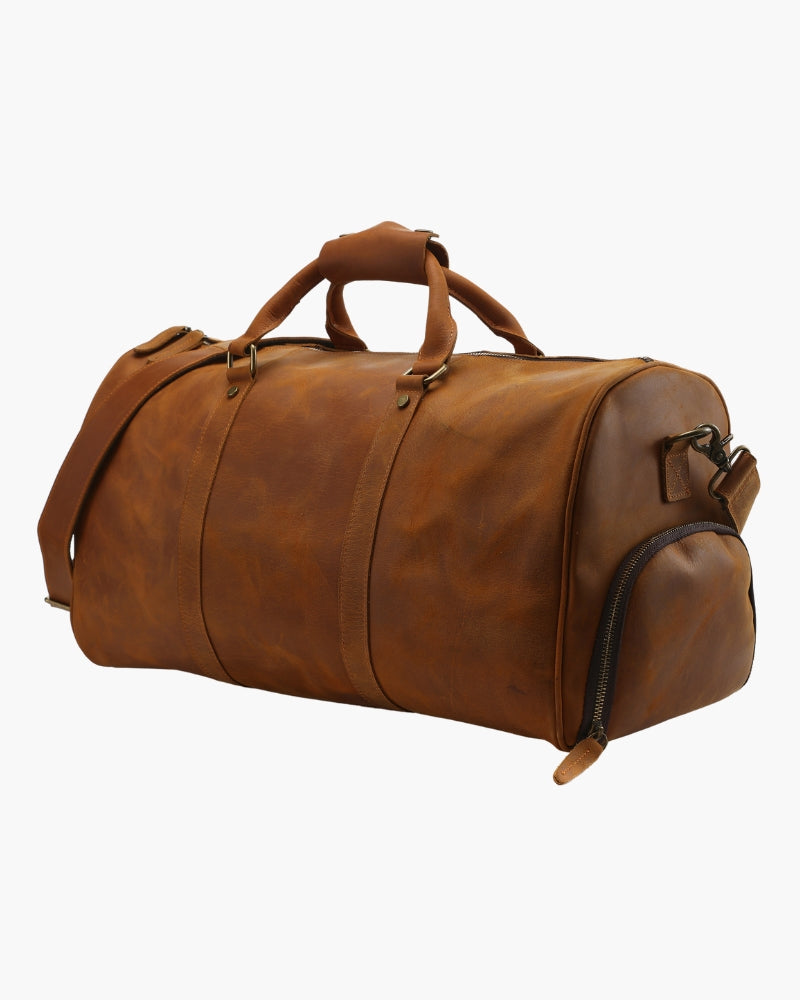 Montague Premium Leather Duffle Bag