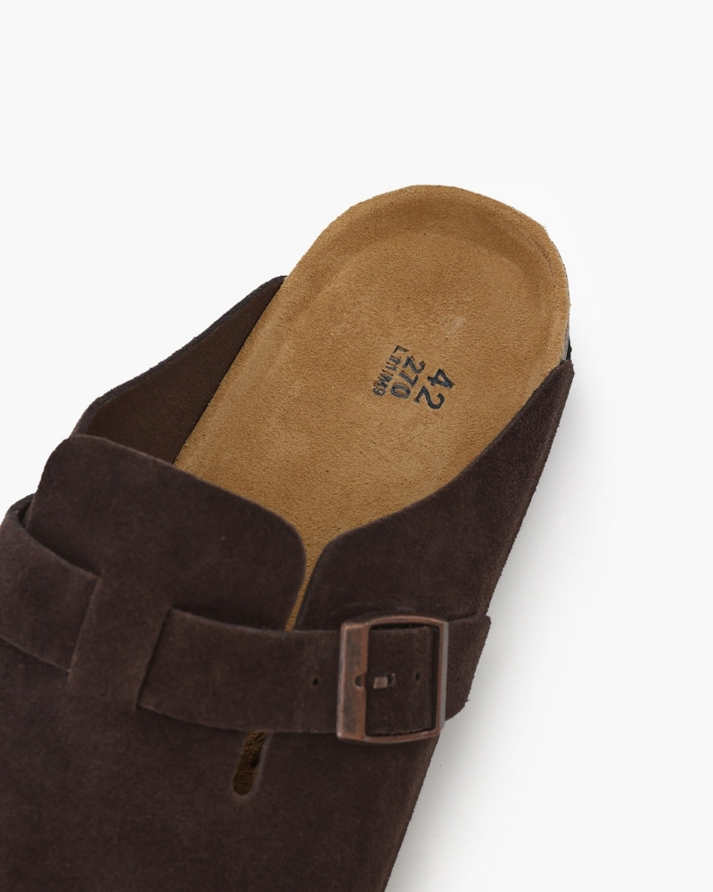 Old Money-Inspired Suede Clogs