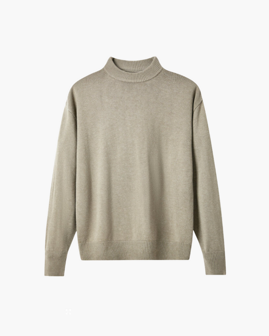 100% Luxurious Premium Wool Turtleneck Sweater