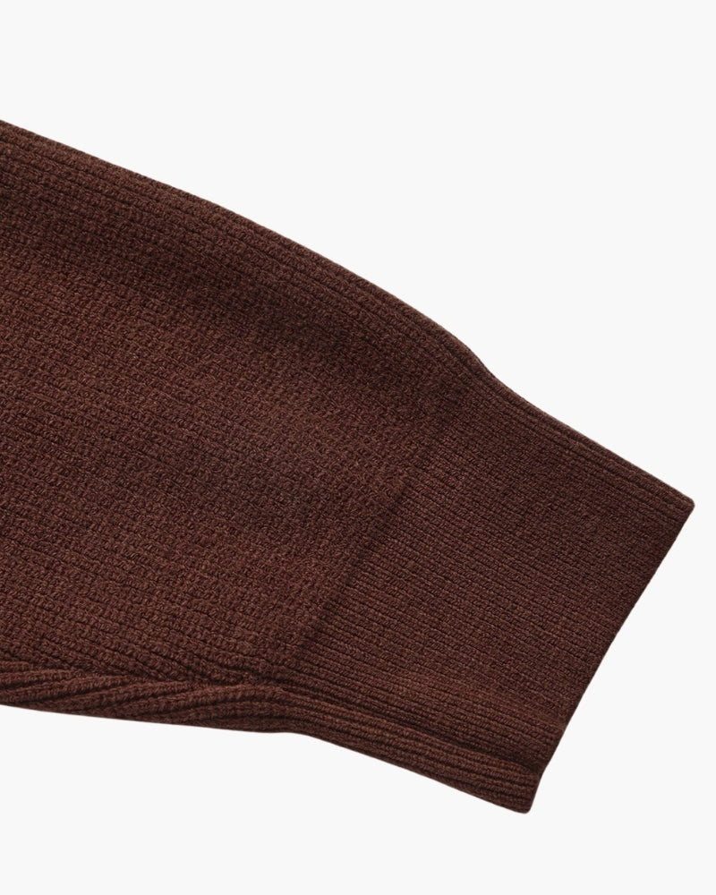 Refined Half-Zip Knit Pullover Sweater