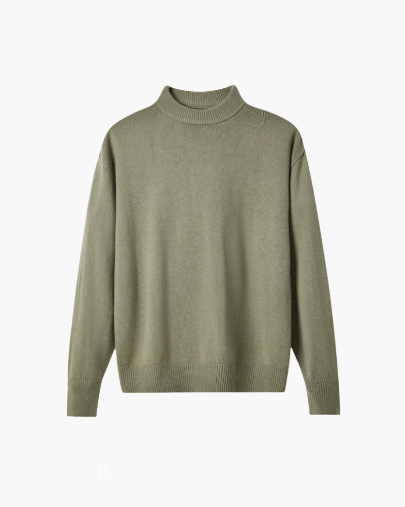 100% Luxurious Premium Wool Turtleneck Sweater