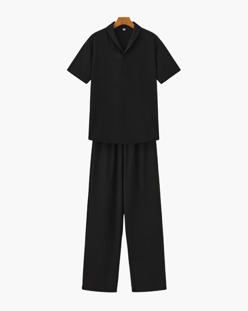 Polo & Pantalon Set Trendy – Stil și Confort pentru Orice Ocazie