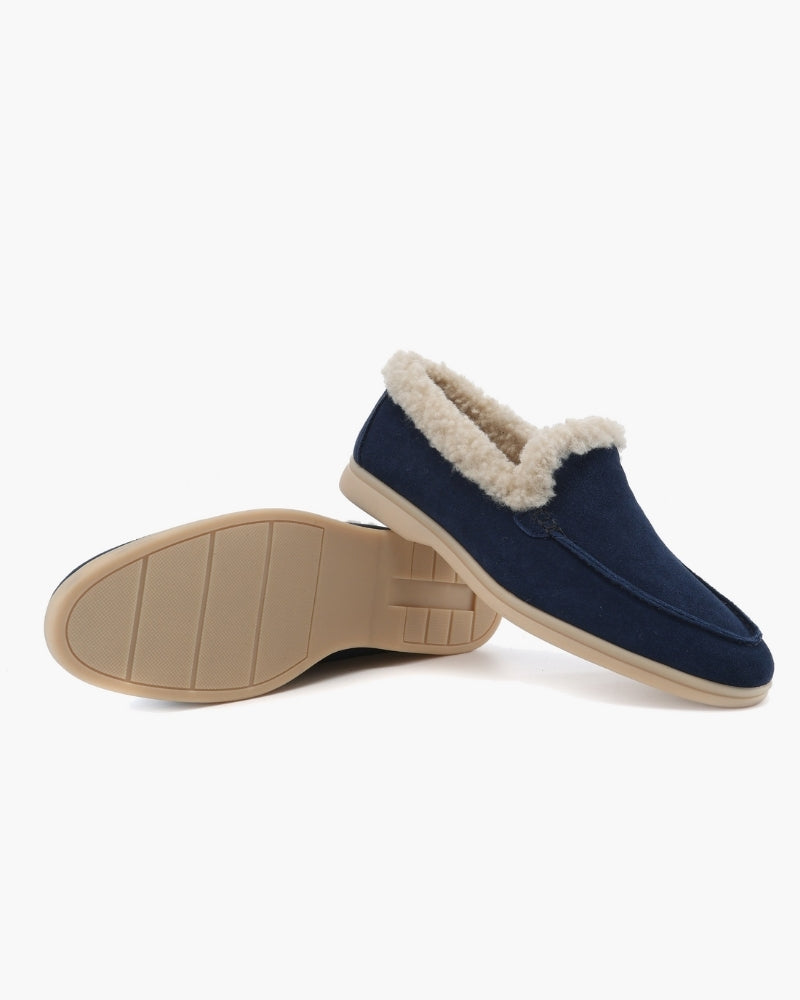 Premium Fur-Lined Loafers