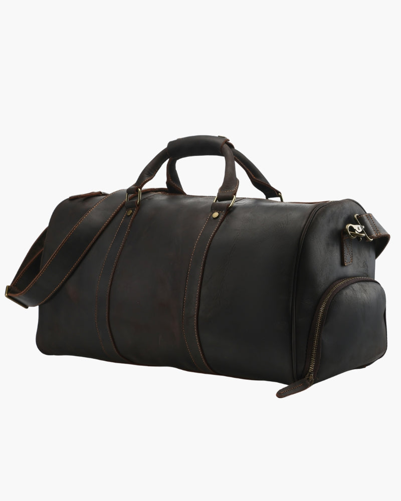Montague Premium Leather Duffle Bag