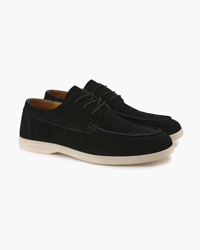 Premium Suede Lace-Up Shoes