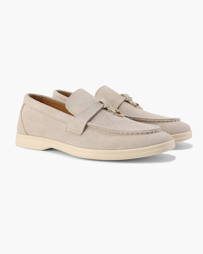 Elegant Old Money Suede Loafers for Women