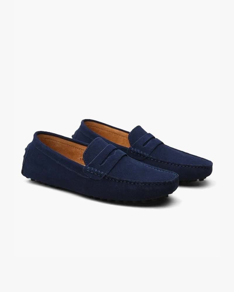 Premium Suede Driving Loafers