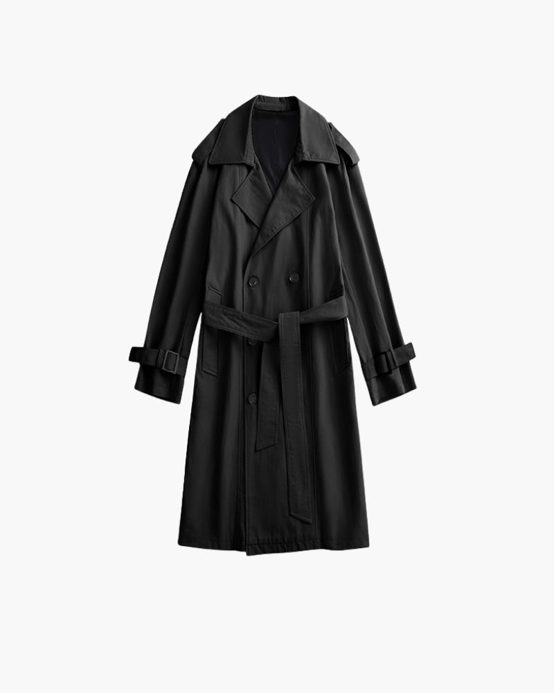 Timeless Classic Double-Breasted Trench Coat