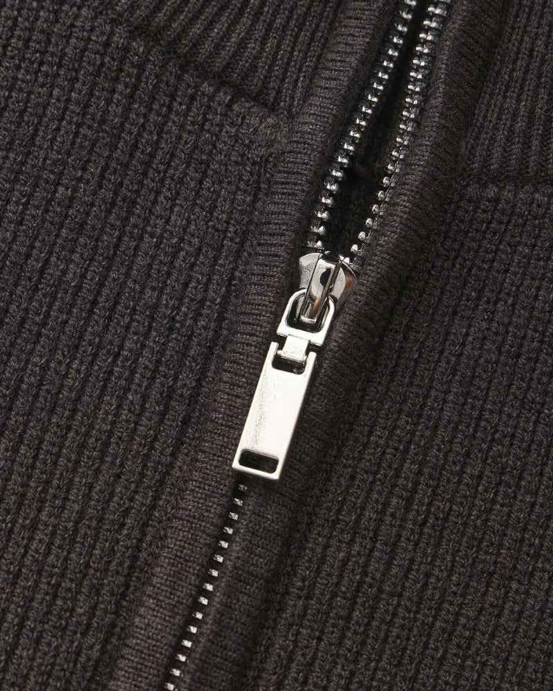 Refined Half-Zip Knit Pullover Sweater