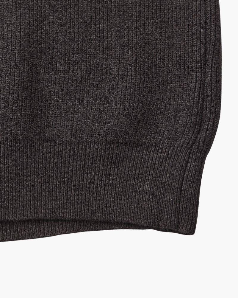 Refined Half-Zip Knit Pullover Sweater