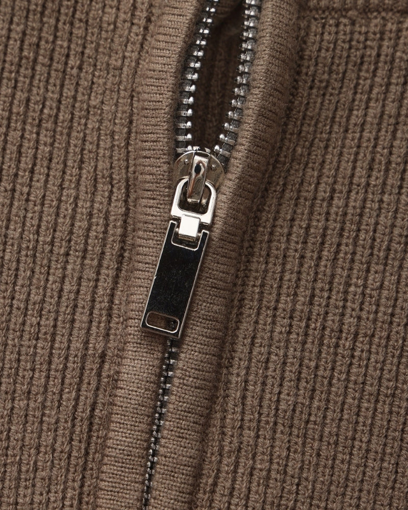 Refined Half-Zip Knit Pullover Sweater