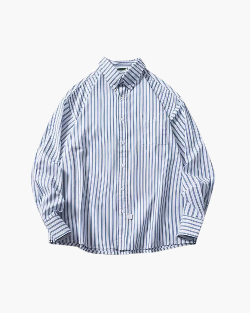 Relaxed Oversized Striped Shirt