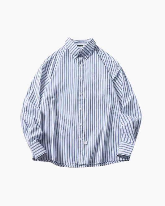 Relaxed Oversized Striped Shirt