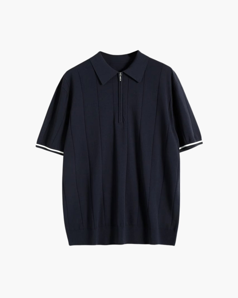 Signature Polo with Striking Contrast Trim