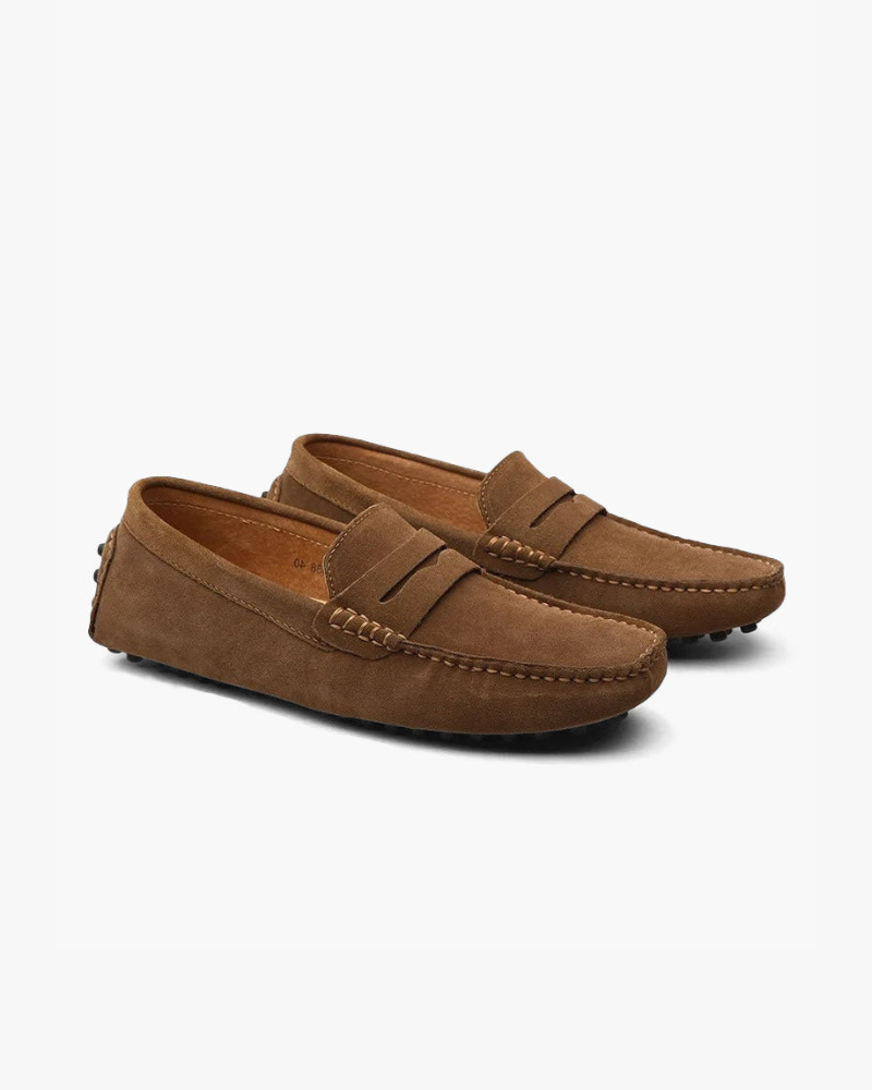 Premium Suede Driving Loafers