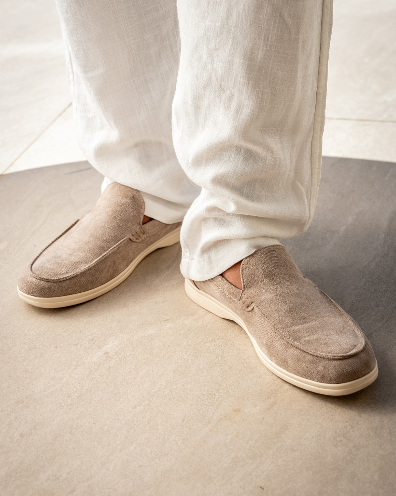 Classic Old Money Suede Loafers