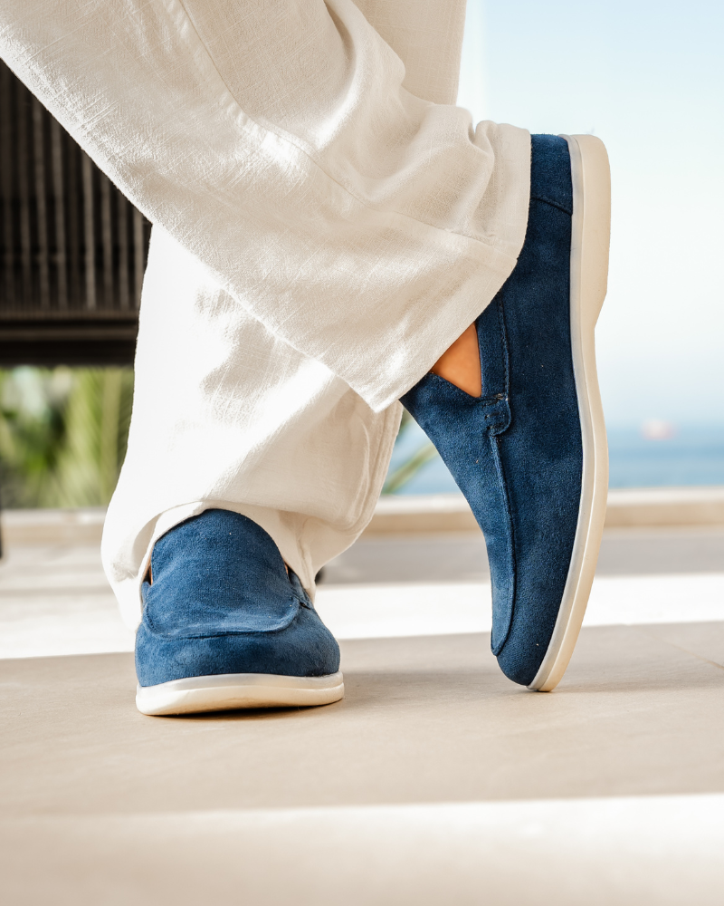 Classic Old Money Suede Loafers