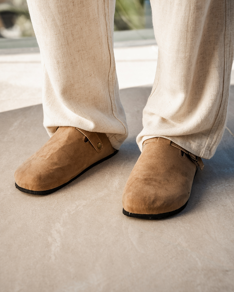Old Money-Inspired Suede Clogs