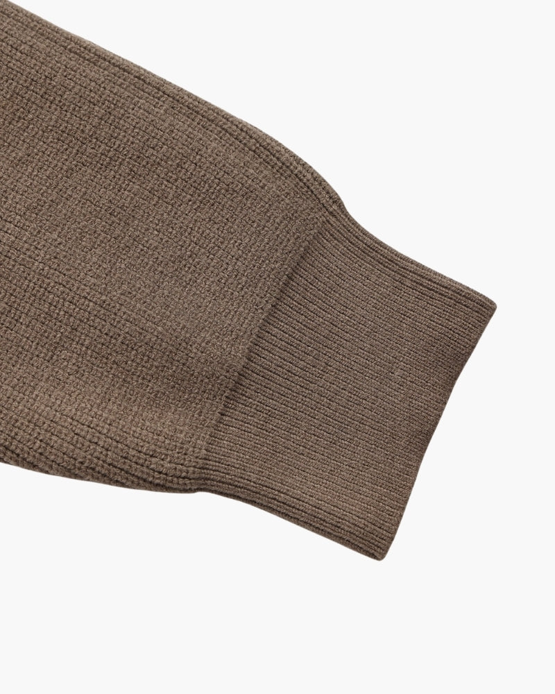 Refined Half-Zip Knit Pullover Sweater