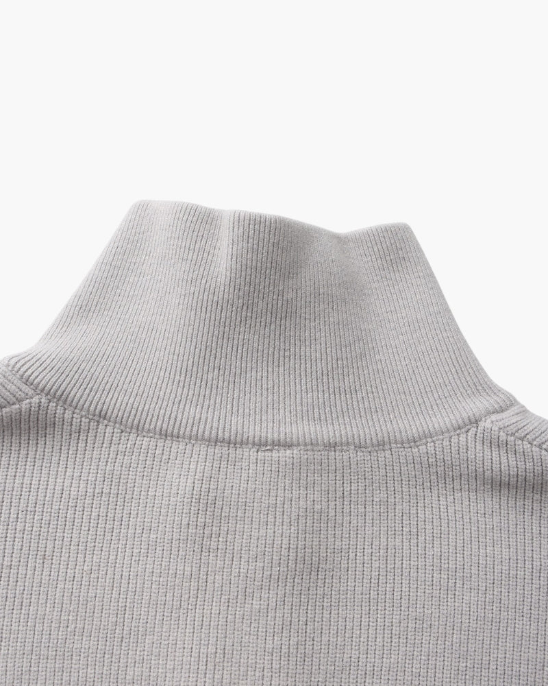 Refined Half-Zip Knit Pullover Sweater