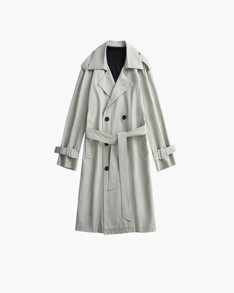 Timeless Classic Double-Breasted Trench Coat