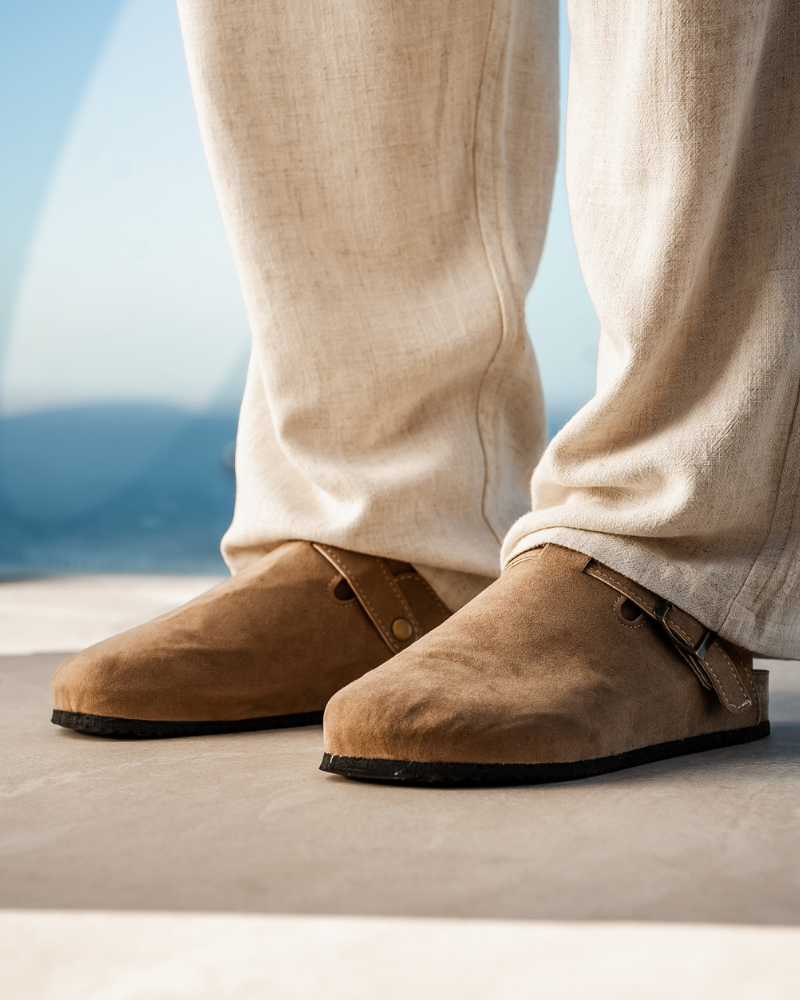 Old Money-Inspired Suede Clogs