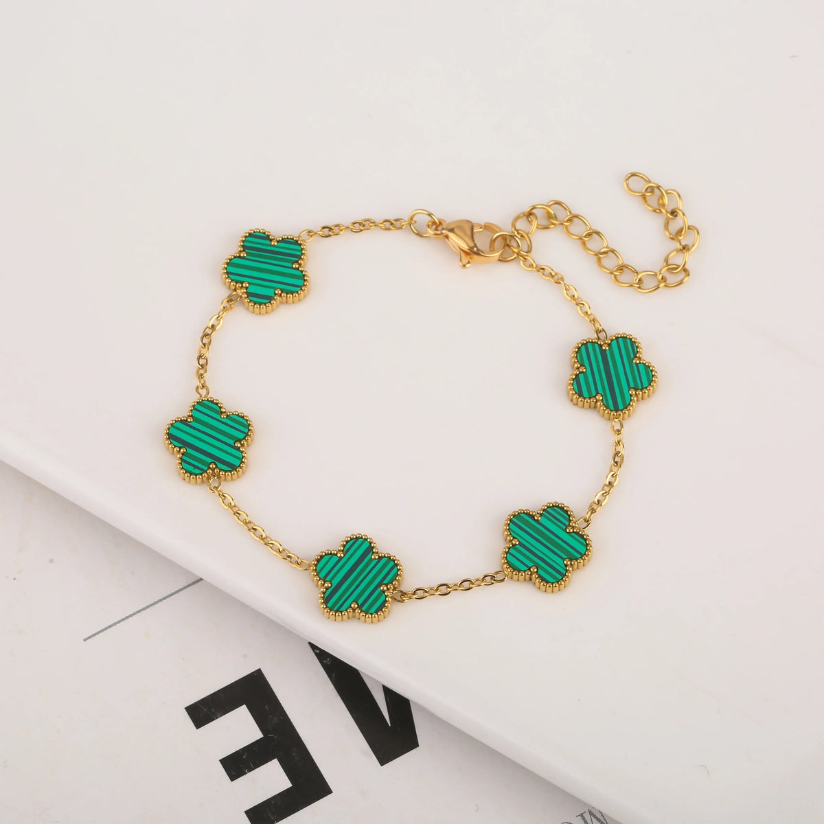 Enchanting Five Leaf Bracelet