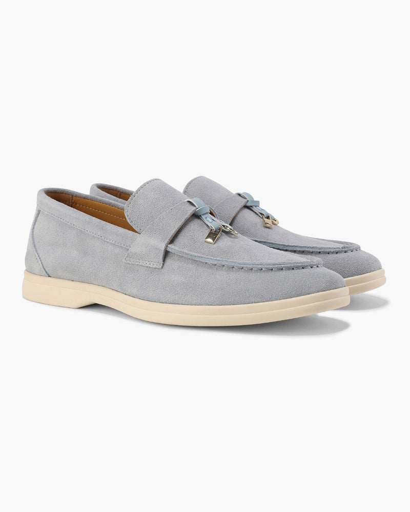 Elegant Old Money Suede Loafers for Women