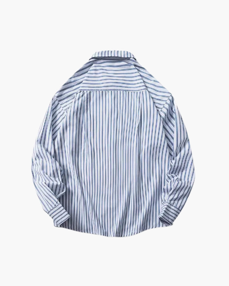 Relaxed Oversized Striped Shirt