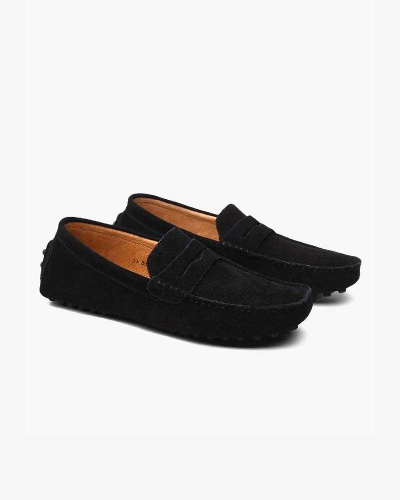 Premium Suede Driving Loafers