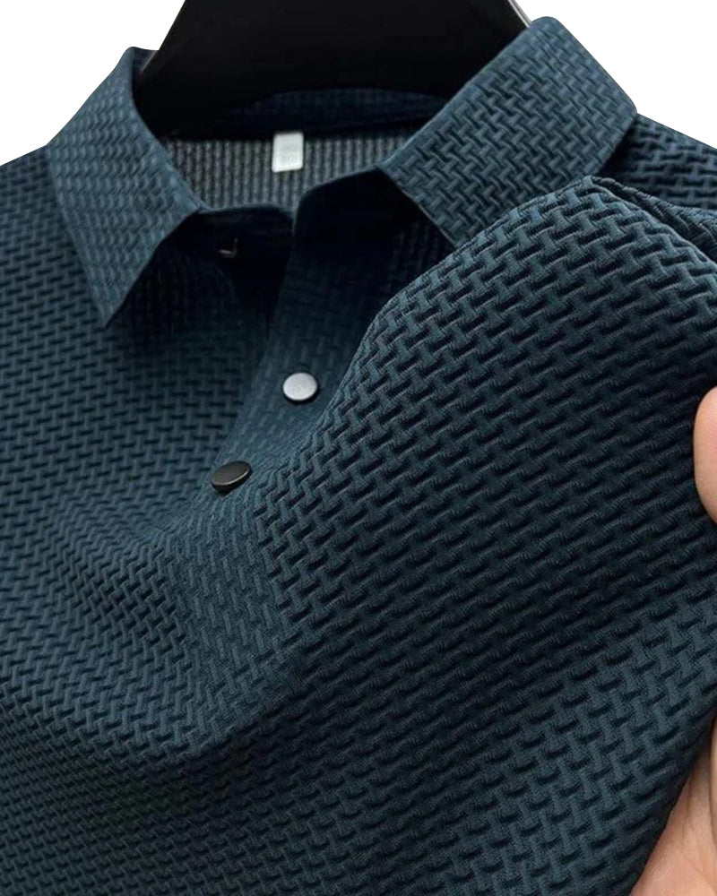 Prestigio Silk Polo – Wrinkle-Resistant Elegance