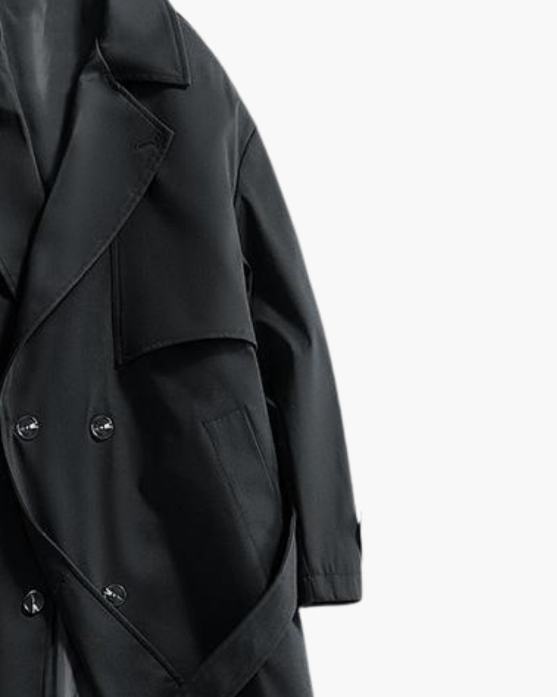 Timeless Classic Double-Breasted Trench Coat