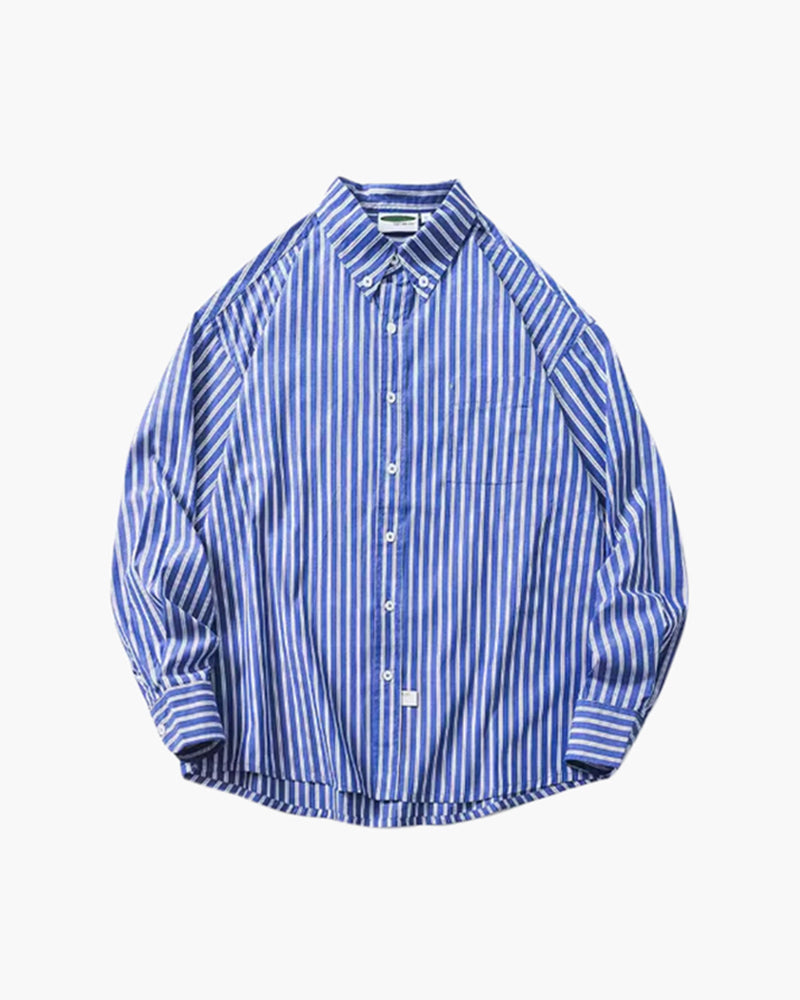 Relaxed Oversized Striped Shirt