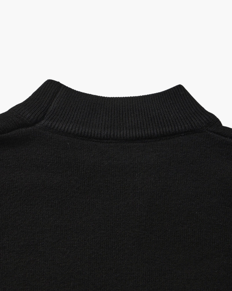 Cozy Essential Ribbed Mock-Neck Sweater