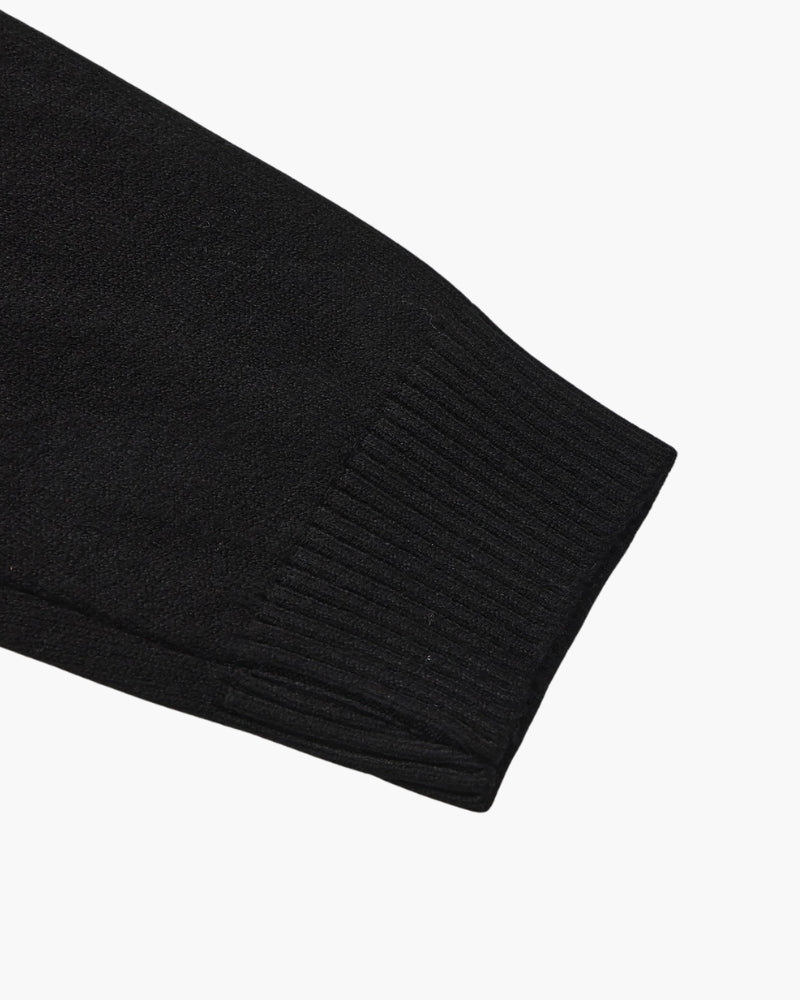 Cozy Essential Ribbed Mock-Neck Sweater
