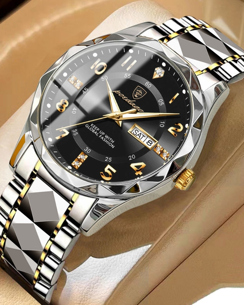Classic Two-Tone Stainless Steel Watch