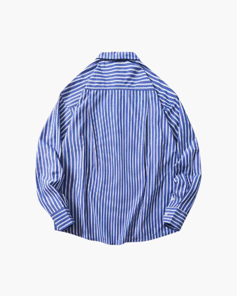 Relaxed Oversized Striped Shirt
