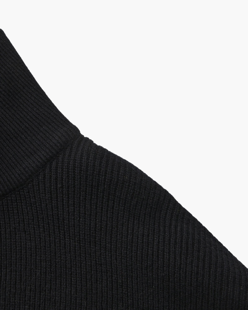 Refined Half-Zip Knit Pullover Sweater