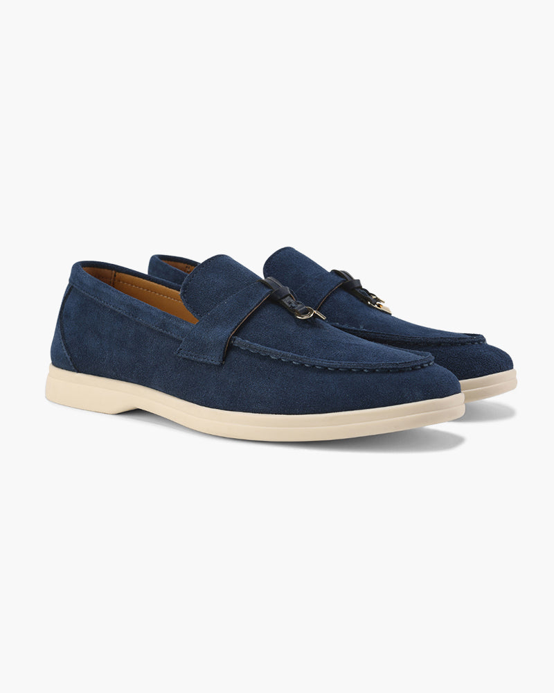 Elegant Old Money Suede Loafers for Women